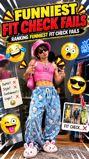 When the Fit Check Goes WRONG 😂