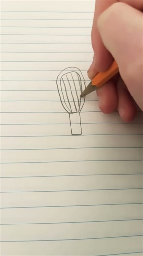 How to draw a tennis racket