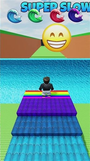Rainbow Path🌈 vs Tsunami🌊 999IQ Can I Survive This Wave?! #roblox #rblx #robloxshorts #brainrot