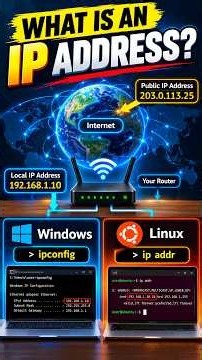 What is An IP address? 🌐 How to Find Your IP Address on Windows & Linux #cybersecurity