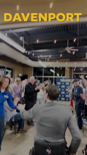 Incredible event in Davenport tonight. Iowans are fired up and ready to Push for Change!