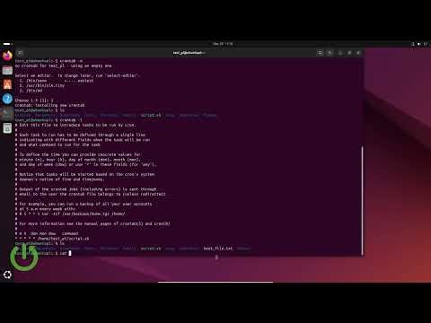 Linux – How to Schedule Tasks with crontab