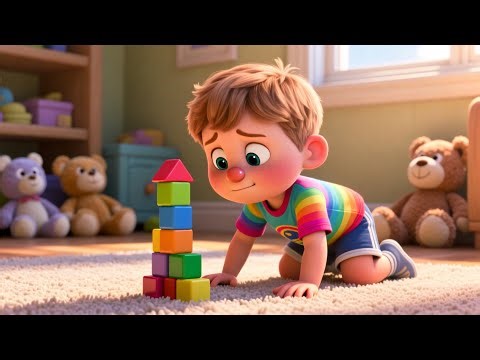 Building Blocks and Towers High | Fun Learning Nursery Rhyme for Toddlers