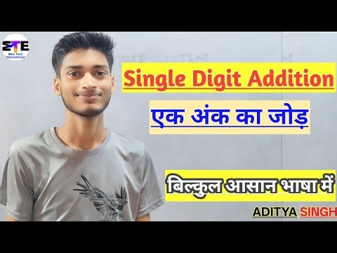Single Digit Addition || 1 digit Addition || Addition of Single number || One digit Addition || 