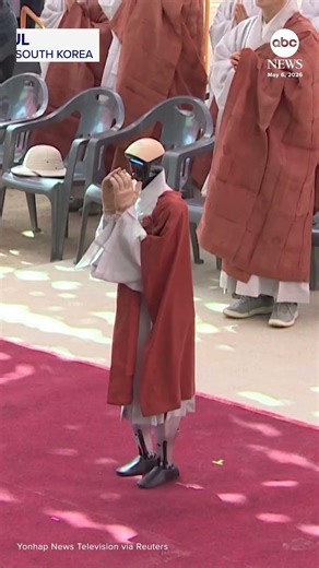 Humanoid robot becomes Buddhist monk in South Korea