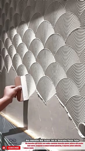 Best Innovative Wall Texture Tool for Decorative Plaster Patterns