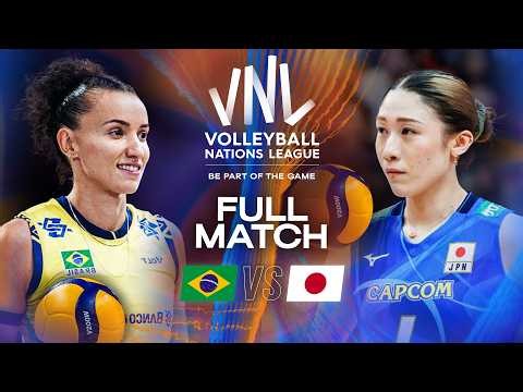Brazil 🇧🇷 Vs  Japan 🇯🇵  - Semi Final | VNL 2025 - Full Match