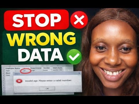 Data Validation in Excel – Stop Wrong Data Entry (Step-by-Step)