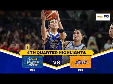 MAGNOLIA vs MERALCO | 4TH QUARTER HIGHLIGHTS | PBA SEASON 50 COMMISSIONER’S CUP
