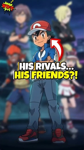 Ash’s Rivals Could’ve Been His Best Friends! 🔥#shortvideo #pokemon #ashketchum