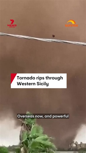 Tornado in Sicily: Powerful Whirlwinds Flip Cars on Western Coast