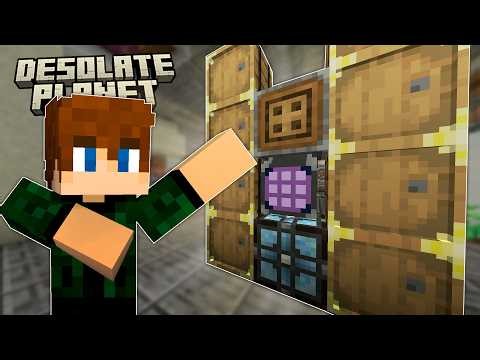 FINALMENTE TENHO UM SISTEMA DE VERDADE!!! - Minecraft Desolate Planet E10 (1.20)
