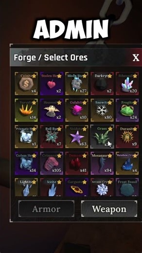 ADMIN ORE HAMMER is TERRIFYING! #roblox #theforge