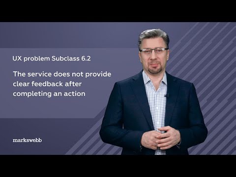 Importance of clear feedback after actions in digital services — UX Problems Guide Class 6.2