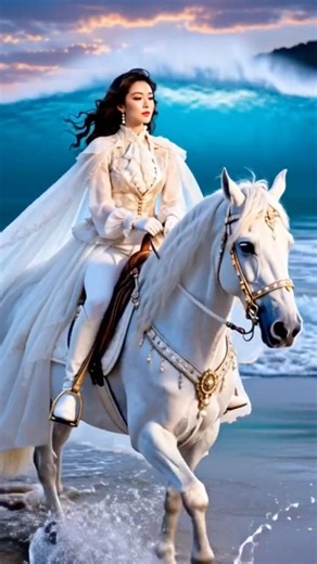 🤍🌊 THE IVORY ENCHANTRESS — A WICKED GAME 🐎✨