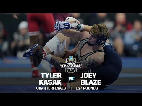 Tyler Kasak vs. Joey Blaze: 2025 NCAA wrestling quarterfinals (157 lbs.)
