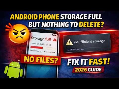 Android Phone Storage Full But Nothing To Delete? Fix It Fast! (2026)