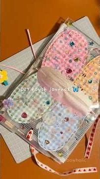 DIY Pouch Journal (butterfly version)🦋✨🌷 #kawaiijournaling #diyjournal #手帳デコ