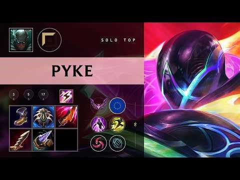 Pyke Top vs Sion - EUW Master Patch 26.08