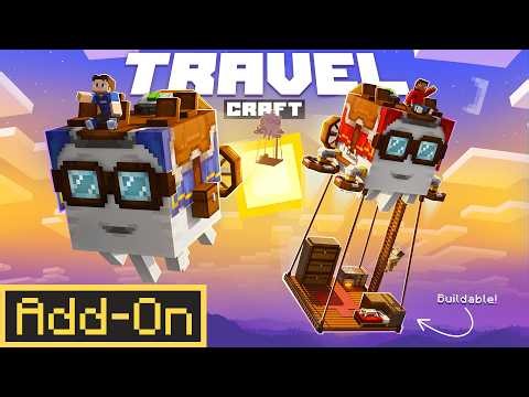 Travelcraft Add-On Minecraft Bedrock Edition Portable Bases and Mob Upgrades
