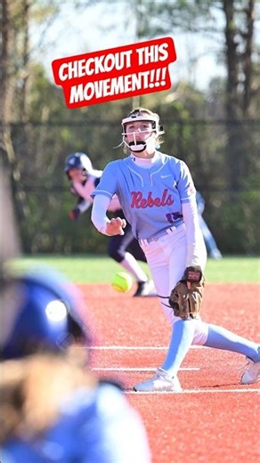 One pitch, zero chance for contact #softball #strikeout