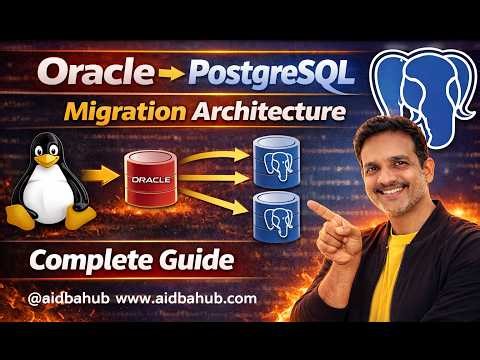 Oracle → PostgreSQL Migration 🔥 Complete Architecture Guide (Step-by-Step) | Complete Guide for DBAs