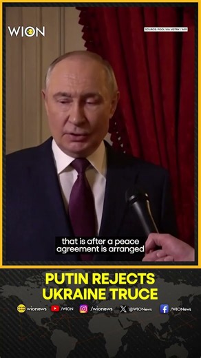 Putin Says Russia Ready for Final Ukraine Deal Talks, Rejects Truce | WION Shorts