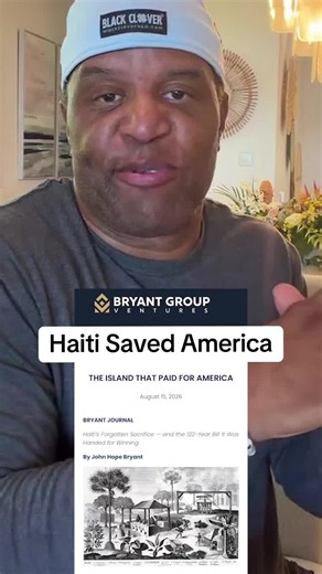 Most people were never taught how Haiti helped shape America as we know it today. 🇭🇹🇺🇸 In the late 1700s, Haiti—then the French colony of Saint-Domingue—was one of the most profitable colonies on Earth, built on the forced labor and knowledge of enslaved Africans. Then they fought back. The Haitian Revolution defeated Napoleon’s forces and ultimately created the world’s first independent Black republic. That victory also helped derail France’s ambitions in North America and contributed to Na