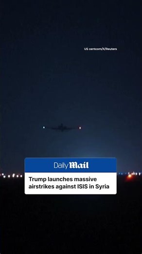 Trump launches airstrikes in Syria