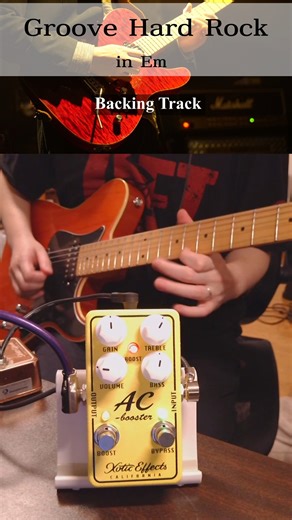 おーだーさん on Instagram: "Groove Hard Rock Backing Track in Em demo3 w/ Xotic AC Booster V2 #backingtrack #guitar #xotic #yamaha"