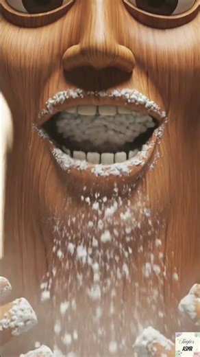 TUNG TUNG SAHUR EATING CHALK?! ☁️😱 Satisfying Powder Explosion #ASMR