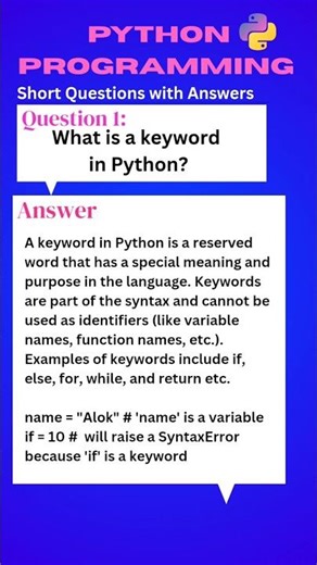Python Programming #pythonprogramming #pythonforbeginners #pythontutorial#python #computerscience