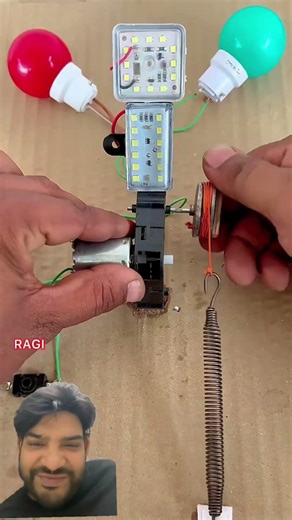 Generate Electricity Using DC Motor ⚡ Toy Gear Mechanism Power Hack#dcmotor #electricitygeneration