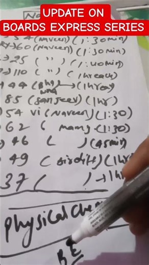 🚀 Boards Express Series Update | Class 12 Chemistry ✅ | Physical Chemistry Lectures Coming Soon 🔥
