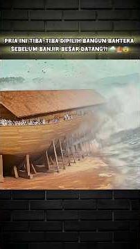 THIS MAN IS SUDDENLY CHOSEN TO BUILD AN ARK BEFORE THE GREAT FLOOD COMES?! 🌧️⛵😨 | Esterviona #shorts