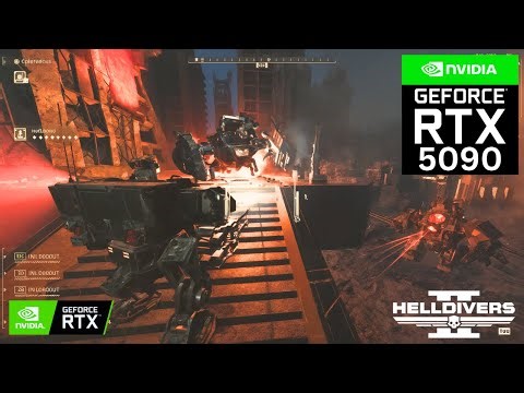 HELLDIVERS 2: HAPPY NEW YEAR on RTX 5090 32GB (4K Maximum Graphics)
