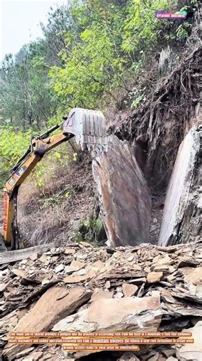 The Art of Excavating Rock from a Mountain Foot