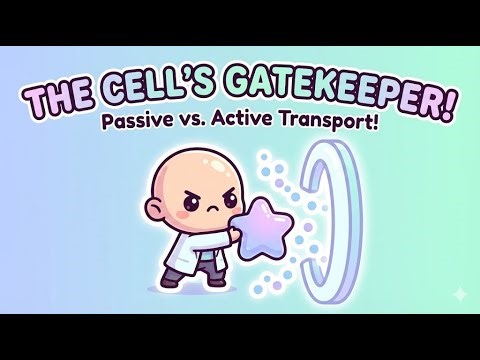 NMAT Biology 9: Cellular Transport - How Cells Survive: The Science of Diffusion, Osmosis, and ATP
