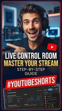 YouTube Live Control Room Tutorial: How to Live Stream #mrajdot #livecontrolroom #livestream