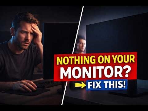 No Signal? Fix Your Monitor in Minutes (Most People Miss This)
