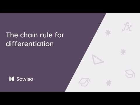 The chain rule for differentiation