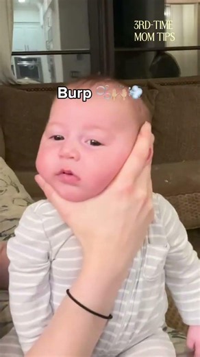 The best, easiest, and fastest way to burp your baby! Follow for 35 other burping / baby gas