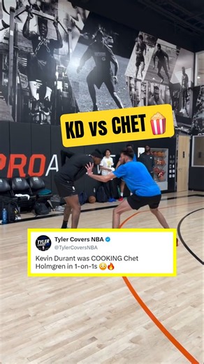 KD was giving Chet BUCKETS 1v1😭