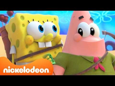 Kamp Koral | Los mejores momentos de amistad de Bob Esponja en Kamp Koral ❤️ | 90 Minutos