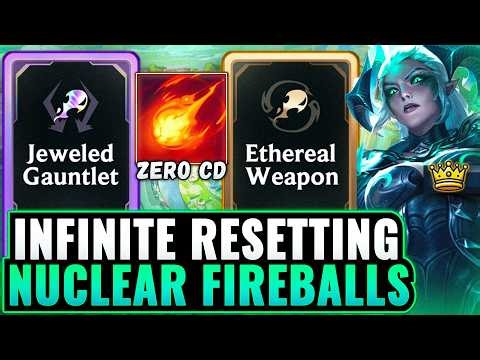 Ethereal Weapon Shyvana: Infinite Fireball Build - Nonstop Resets | League Arena Gameplay