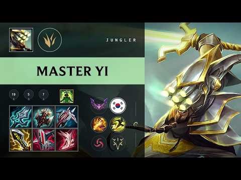 Master Yi Jungle vs Hecarim - KR Master Patch 26.09