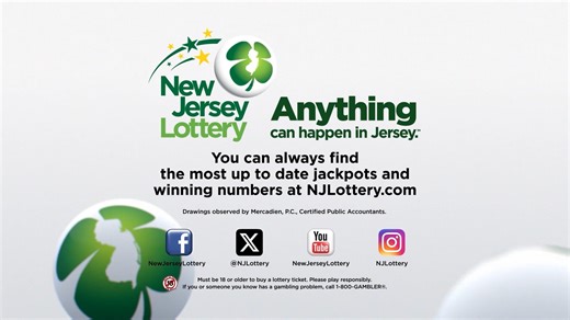 NJ Lottery Live Midday Draw 01/01/2026