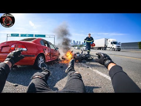 Most INSANE Motorcycle Crashes & Moment! BIKERS HAVING WORST DAY EVER | Motorcycle Crashes 2025