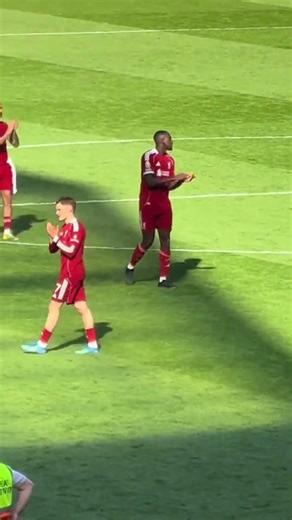 Weekend away with the family, nothing better than to experience the atmosphere in the Kop end