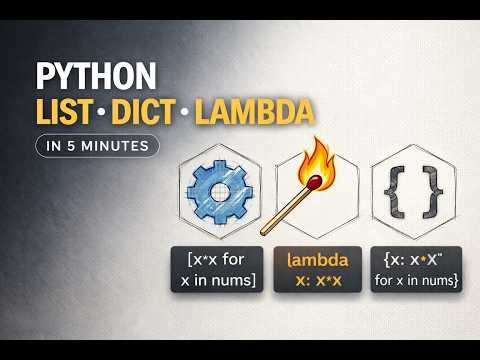 Python List, Dict & Lambda in 5 Minutes